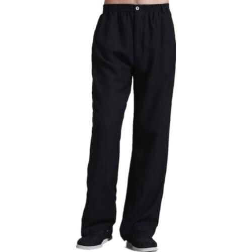 Shanghai Story Chinese Style Clothing tai chi Pants men Loose KungFu pants kung fu Costume taiji clothing 2 color