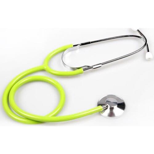Single large earpiece stethoscope for family use: professional stethoscope for adult, available in many colors