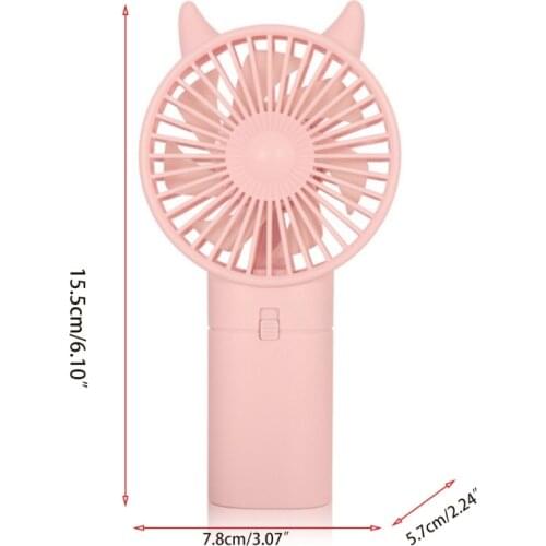 T8DF Handheld Mini Fan, Hand Fan, Portable Battery Powered Pocket Fan, for Indoor, Outdoor, Office, Travelling, Line up, Home