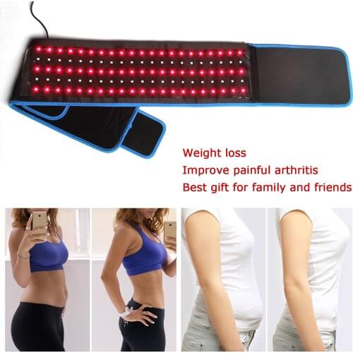 16W 660nm 850nm LED Red Light Therapy Near Infrared Light Therapy Devices Large Pads Wearable Wrap for Pain Relief at Home
