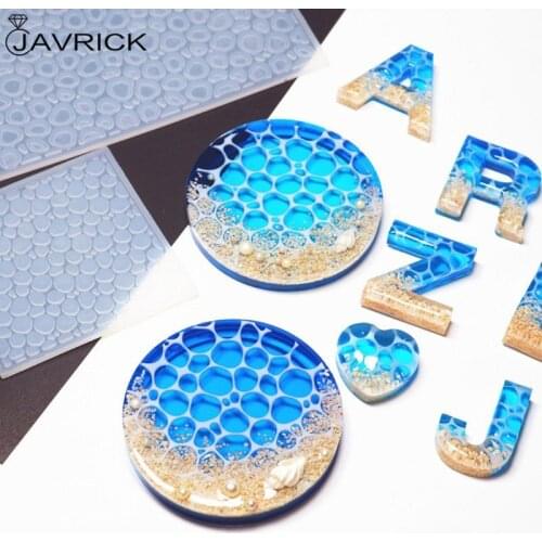 Handmade Water Wave Ripples Mold Epoxy Resin Ocean Theme Pendant Jewelry Making Accessories