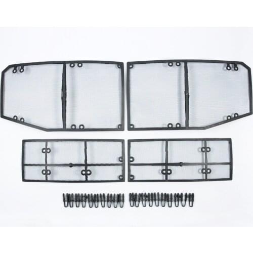 Wtfs Stainless Steel ABS Insect Grille Mesh Grill Inserts Insect Net Insect-Proof Net for Volvo XC60 2018 [QP1140]