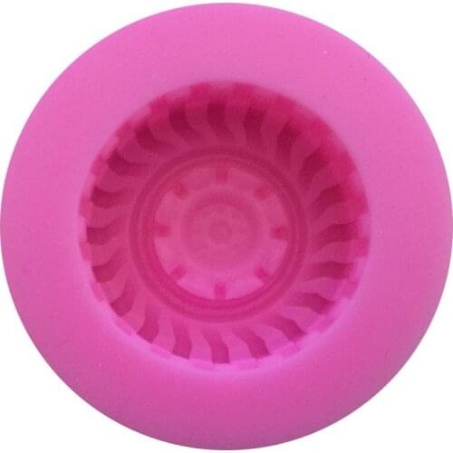 Mini Car Tire Liquid Silicone Sugar Cake Mold M1888