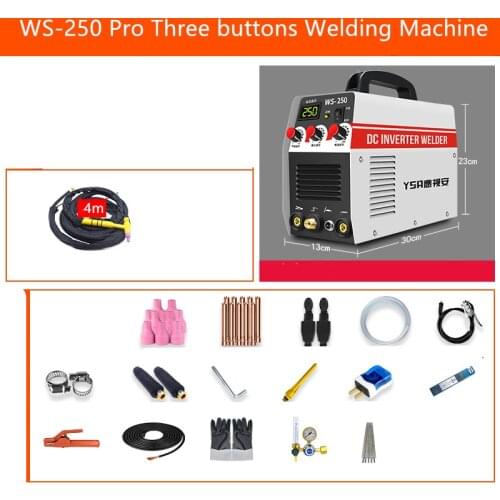 2In1 ARC/TIG IGBT Inverter Arc Electric Welding Machine 220V 250A MMA Welders for Welding Working Power Tools with accessories