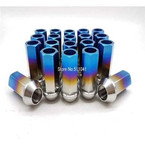 Titanium Lug nut for racing car , M12 Aerospace Grade 6AL4V Titanium 20pcs wholesale,free shipping