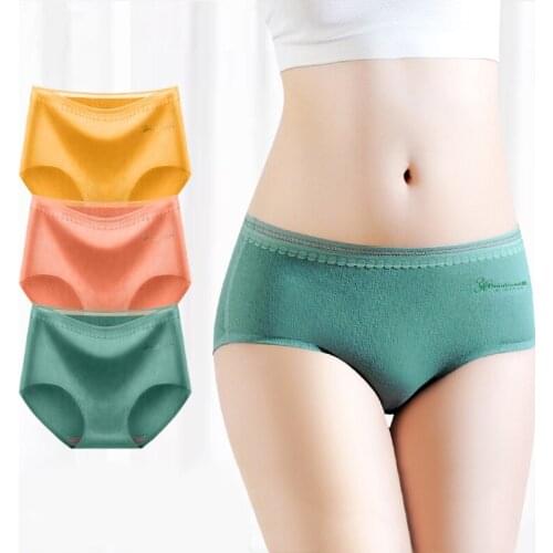 Low Waist Sexy Cotton Lace Underwear Women Seamless Stripe Breathable Female Panties High Elasticity Soft Lingerie Breifs