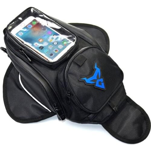 New Motorcycle Bag Waterproof Moto Tank Oil Fuel Tank Bag Magnetic Riding Motorbike Saddle Bag Single Shoulder Bags Backpack
