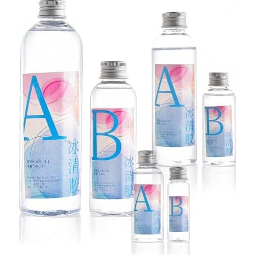 High Adhesive 3:1 AB Glue UV Resin Handmade Epoxy Resin Craft Making Clear Crystal Transparent Glue Accessories