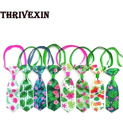 10 Pcs St. Patricks Day Dog Bow Tie Adjustable Puppy Cat Necktie Bowties Cute Grooming Product Easter Pets Supplies