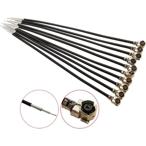 100Pieces/lot Black IPX IPEX U.fl Female 1.13 Cable Single-head Jumper Pigtail Adapter Connector IPX 1.13mm Cable 7cm-30cm