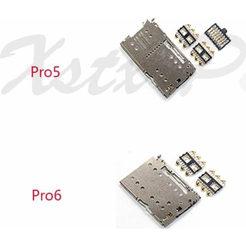 10x for Meizu Pro5 Pro 5 Pro6 6 SIM Card/ SD Card Tray Reader Card Slot Tray Holder Socket Connector Repair Spare Parts