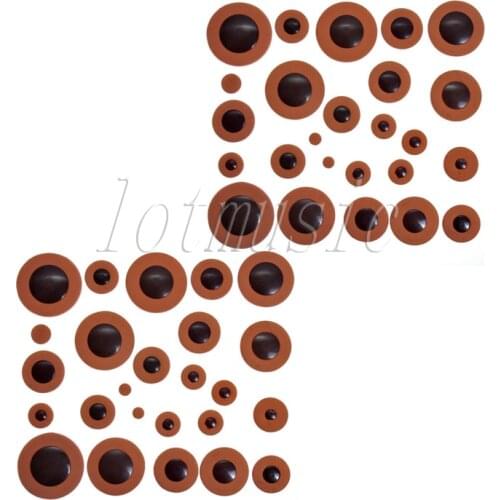 2Set Deluxe Tenor Saxophone Pads Orange Leather Pad for Yamaha Size Replacement
