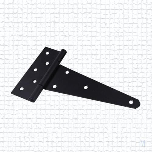 6'' Hardware Heavy Wooden Industrial T Hinge Grilled Black Wooden Hinged Doors Hinge