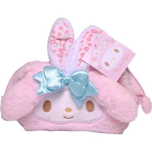 20Cm Cartoon My Melody Sanrio Plush Stuffetd Dolls Japan Anime Figures Cute Coin Purse Storage Bag Birthday Gift Toys for Girls