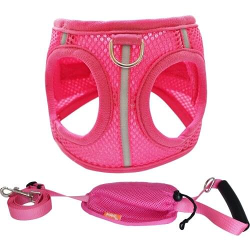 Soft Mesh Dog Harness Pet Walking Vest Puppy Padded Harnesses Adjustable Padded Vest