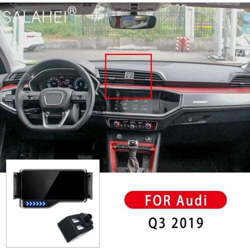 New Car Phone Holder Air Vent Stand Mobilephone Auto Support Mount Car Phone Bracket for Iphone XS 11 For Audi Q3 2019
