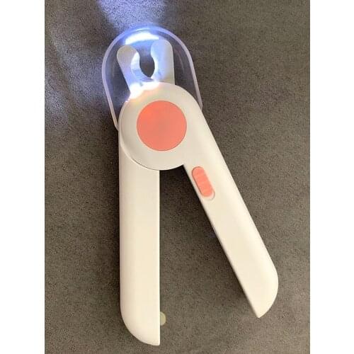 Nail scissors pet nail scissors dog cat claw special nail clippers artifact led cat supplies