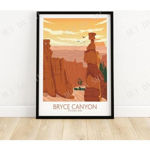 Bryce Canyon National Park Poster | Art Print | Wall Art | Gift Idea