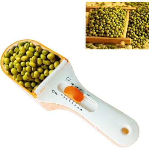 Plastic Adjust Measuring Spoon with Scale 5ml-30ml Kitchen Measuring Cup Meausre Tool Cooking Tools Baking Accessoires