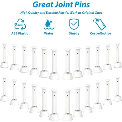 Plastic Pool Joint Pin and Seal Replacement Parts for Intex Round 10312 Series Metal Frame Pool