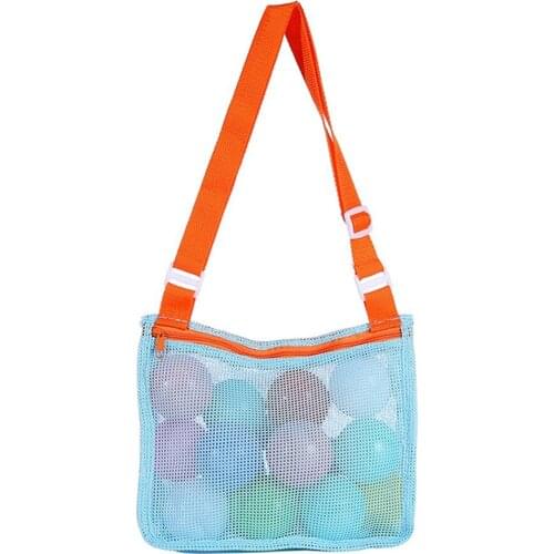 Kids Beach Toy Storage Mesh Bag Children Shell Collection Pouch Large Capacity Summer Beach Sand Toys Kids Water Clothes