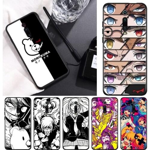 Silicone Black Cover Danganronpa Anime For Xiaomi Redmi K40 K30i K30T K30S K20 10X GO S2 Y2 Pro Ultra Phone Case