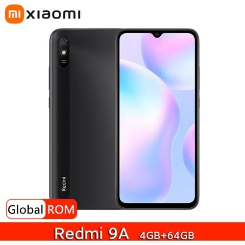 Xiaomi Redmi 9A 9 A 4GB 64GB Smartphone 5000mAh 6.53" HD Large Screen MTK Helio G25 Octa Core 13MP AI Rear Camera CN Version