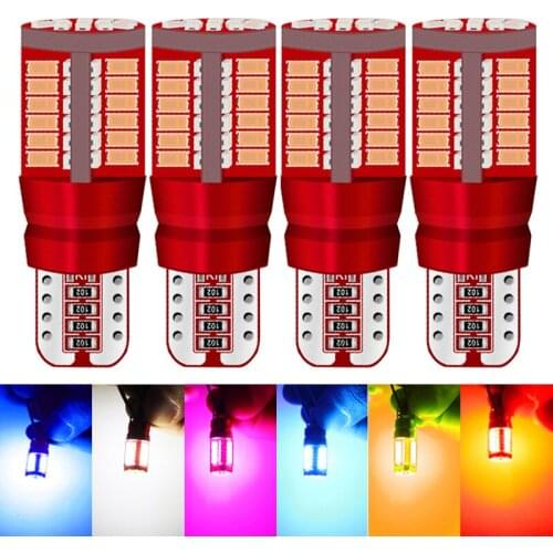 4x T10 LED W5W Canbus led bulbs No error led car Reading Light Interior Dome Light for Toyota Camry C-HR Corolla Rav4 Yaris 12V