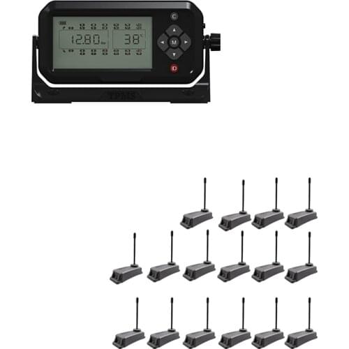 Internal 16 tires ternal Bundled sensors truck TPMS tire pressure monitor system system