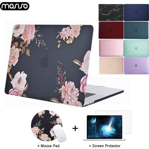 MOSISO Hard Laptop Case For MacBook Pro 13 15 Touch Bar 2019 A1932 Cover Case For Macbook Air 13 A1466 A1369 Pro Retina 12 13 15