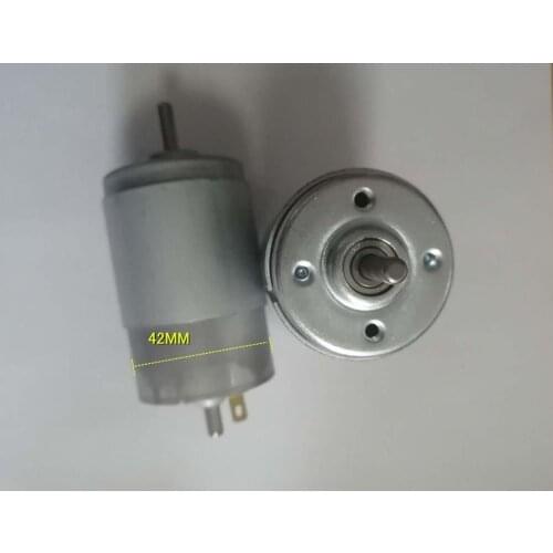 1PCS 42mm 775 DC motor Double output shaft For installed encoder 24V 3500RPM