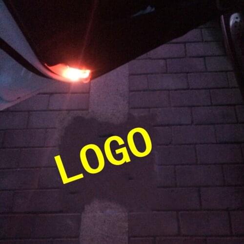 2pcs Logo Apply Chevrolet Captiva Epica Car LED Door Warning Light Projector Ghost Shadow Light Welcome Light