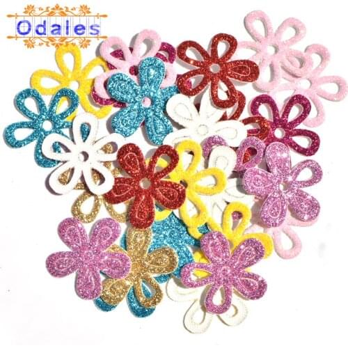 240Pcs/lots Diy Cute Flower Patches for Wedding Decoration Homemade Angel Wing Appliques Crafts Stickers Wholesale