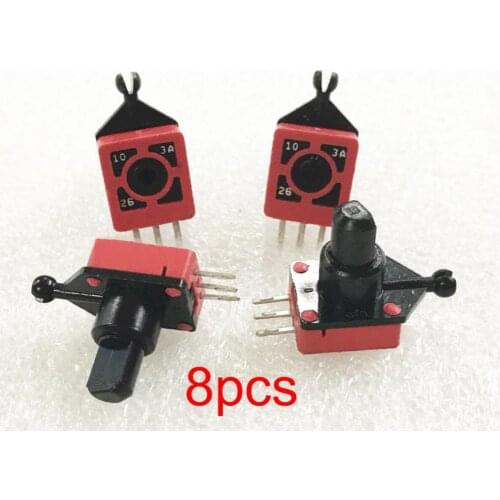 8PCS Remote Controller Joysticks Rocker Potentiometer A10K Shaft Length 11MM Rotation Angle 220 Degree for CTS RC Airplane Model