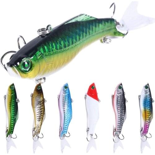 8cm 22.5g VIB Fishing Lures Trolling Lifelike Lure Crank Bait Vib Hard Bait Artificial Rotating Wobbler Jig Sinking Carp Baits
