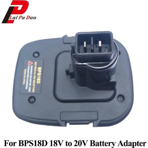 BPS18D Battery Adapter for Black&Decker 20V Li-Ion for PORTER CABLE 20V Lithium Ion Battery for DC9096 DC9098 DE9096 18V Battery