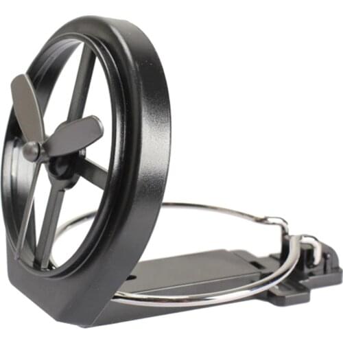 VODOOL Car Cup Holder Black Car Air-Outlet Folding Bottle Drink With Fan Keep Drink Temperature Multifunctional Car Accessories