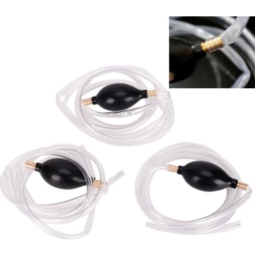 Car Fuel Gas Pump Petrol Diesel Liquid Hand Pump Primer Bulb Water Oil Transfer Pump PVC Syphon 8mm Pipe