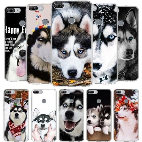 Siberian Husky Sled Dog Cover Phone Case for Huawei Y9 Y5 Y6 Y7 2019 Honor 9 10 Lite 9X 8X 8A 8S 7X 7A 20 Pro 10i V20 Coque