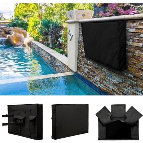 Outdoor Waterproof TV Cover Television Protector For 30'' To 58'' LCD Screen Dust-Proof Covers Microfiber Cloth Television Cover