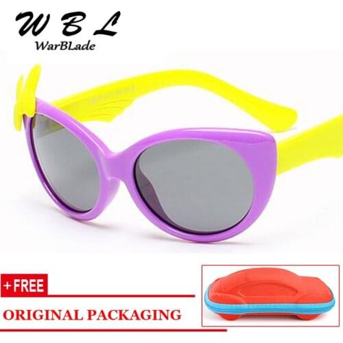 WarBLade Child Sunglass Infant TR90 Flexible Kids Sunglasses Polarized Baby Boy Girls Sun Glasses UV400