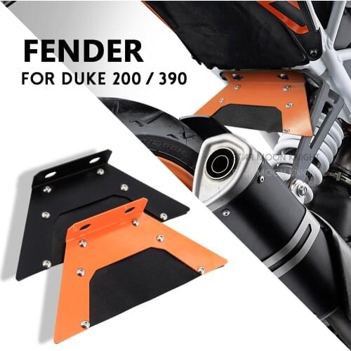 For Duke 200 390 Duke200 Duke390 Motorcycle Accessories Rear Mudguard Fender Rear Extender Extension