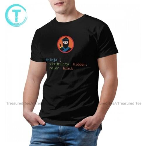 Ninja T-Shirt Summer Awesome Cotton T Shirt Graphic Short Sleeve Tee Shirt Male Oversized