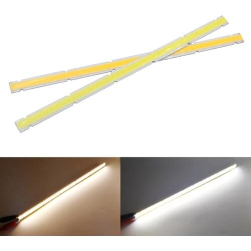 Hot sale allcob long LED COB Strip 25012 Bar Light Source Lamp Warm White 250*12mm 12V DC 10W LED FLIP Chip for DIY car bulb