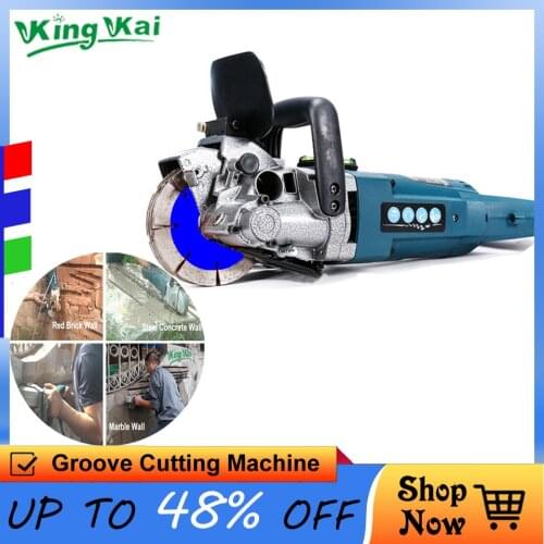 121mm Blade CW6121 4800W Multifunction Wall Stone Road Groove Cutting Chasing Machine Tool Set