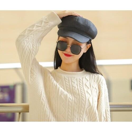 Men Women Beret French Artist Warm Wool Winter Hat Cap Classic Retro Newsboy Hats Universal Cap Outdoor Leisure Sports Sun Caps