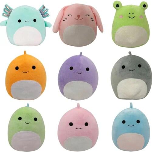 Stuffed Animals Series Frog Dinosaur Pillow Peluche Cute Anime Figure Cat Plush Toys Dolls For Girls Kids Toys Birthday Gift