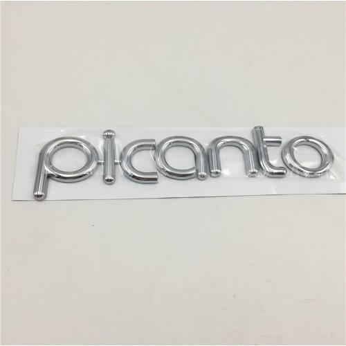 For Kia Picanto Morning GTLine Rear Trunk Tailgate Emblem Logo Stickers