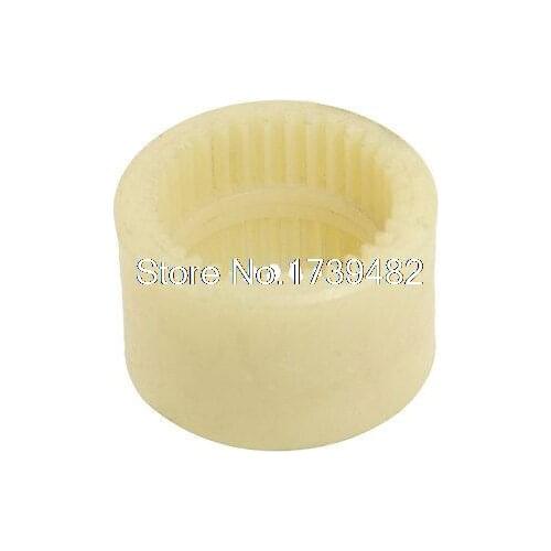 48mm x 44mm 34 Teeth Nylon Gear Shaft Coupling Sleeve