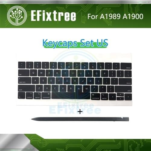 New A1989 Keyboard Caps Keys Key Cap Keycap Russian For Macbook Pro 13'' 15'' A1990 Keyboard EMC 3124 EMC 3215 Mid 2018 Year